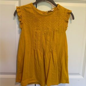 Lucky Brand mustard top